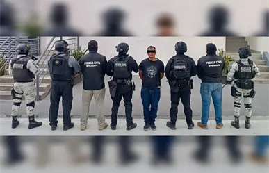 Capturan a sospechoso de homicidio en operativo de Santa Catarina
