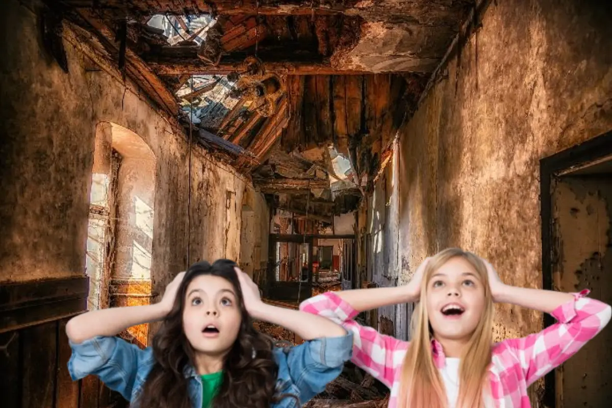 Casas del Terror en CDMX, niñas asustadas. Foto: Freepik | Canva