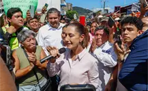 Claudia Sheinbaum visita  a damnificados en Puebla, Veracruz e Hidalgo tras fuertes lluvias