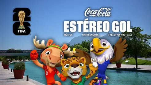 Coca-Cola Estéreo Gol: música, freestyle, fútbol y gastronomía en un festival de cara al Mundial 2026