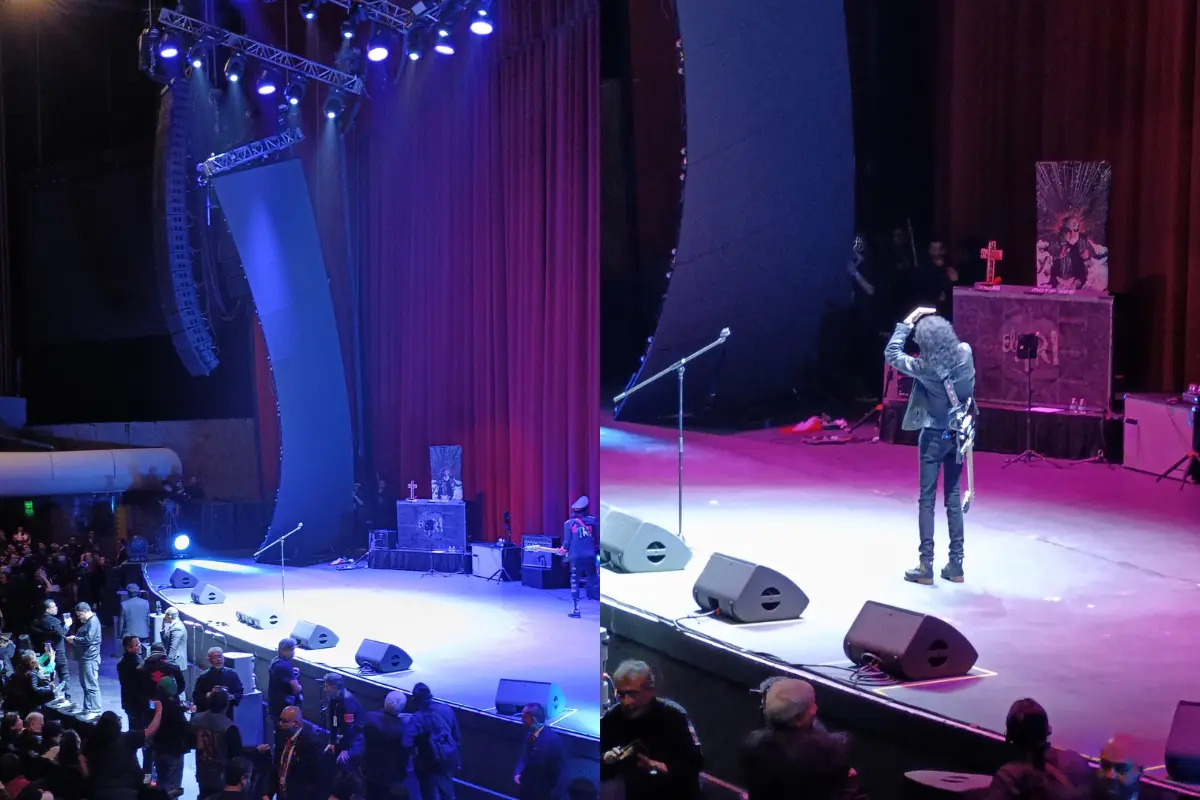 Accidente en el concierto del TRI. Foto: X @PolvoraRock