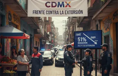 Efectividad del programa contra la extorsión en CDMX en colonias con mayor índice delictivo
