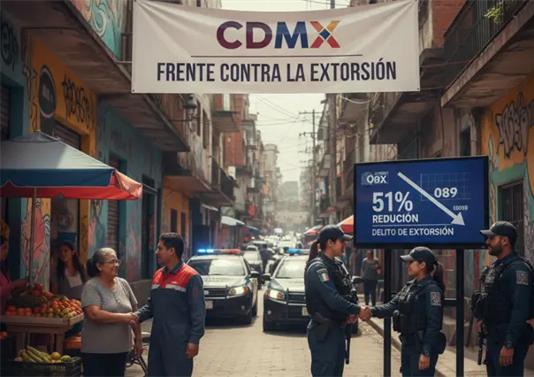 Efectividad del programa contra la extorsión en CDMX en colonias con mayor índice delictivo