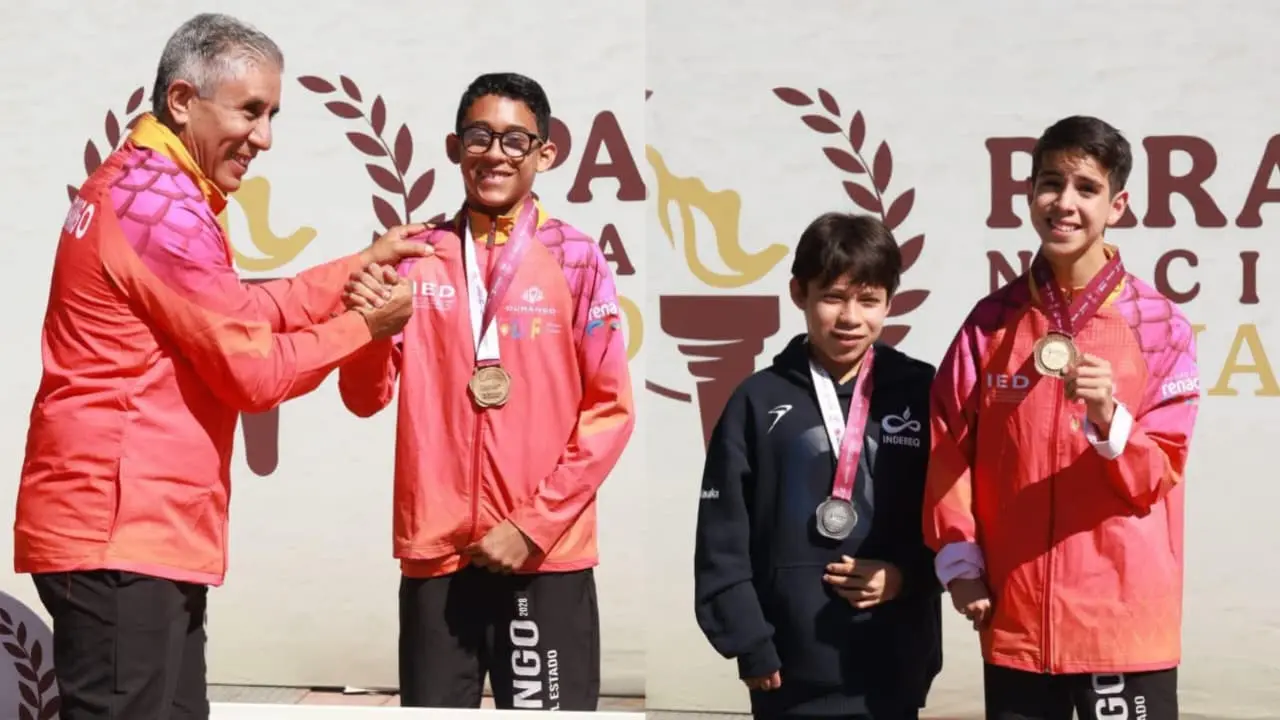 Foto: Facebook/ Instituto Estatal del Deporte | Con una efectividad del 100 por ciento en triatlón, Durango finalizó con su participación en la Paralimpiada Nacional 2025.