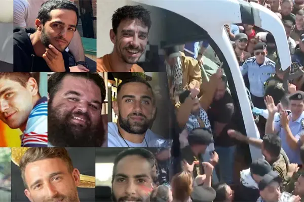 Hamás entrega a 20 rehenes israelíes vivos e Israel libera cerca de 200 palestinos