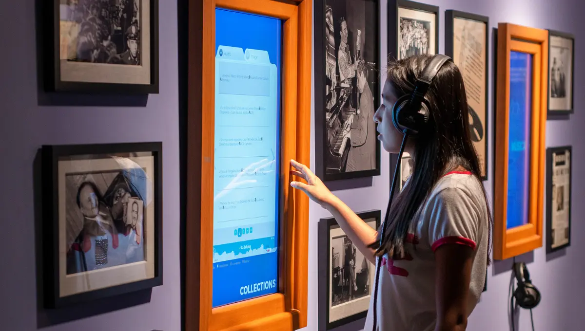 Visitar el Museo Interactivo del Palacio de la Música es ideal para hacer a los niños el gusto por la música Foto: Palacio de la Música