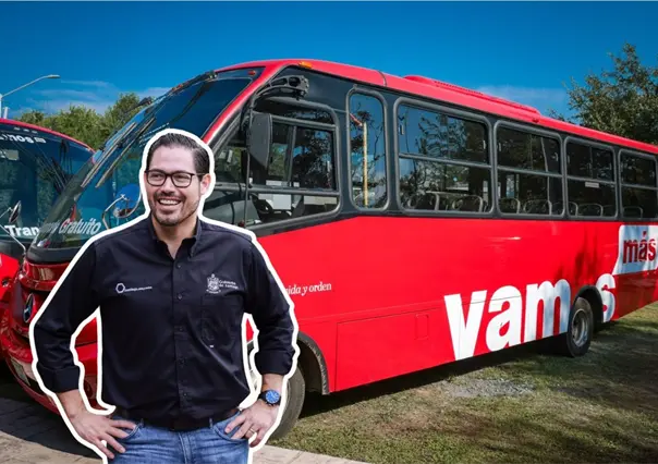 Refuerza David de la Peña la movilidad con el transporte gratuito "Vamos Más" en Santiago