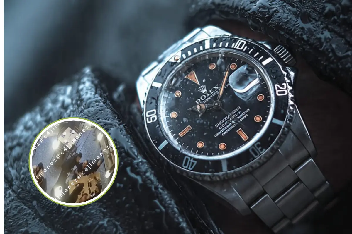 Robo de Rolex en CDMX y modelo de Rolex. Foto: IA y C4 Jiménez | Canva