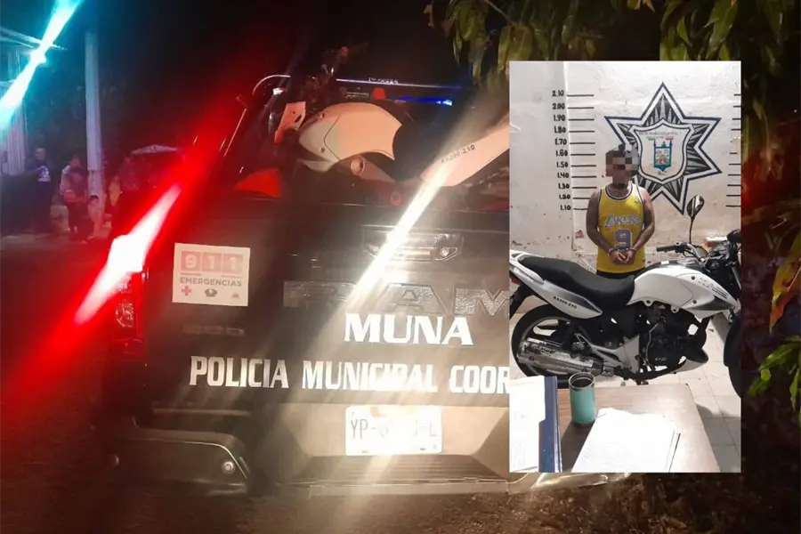 Recuperan motocicleta robada en Muna, Yucatán, tras un operativo de las autoridades