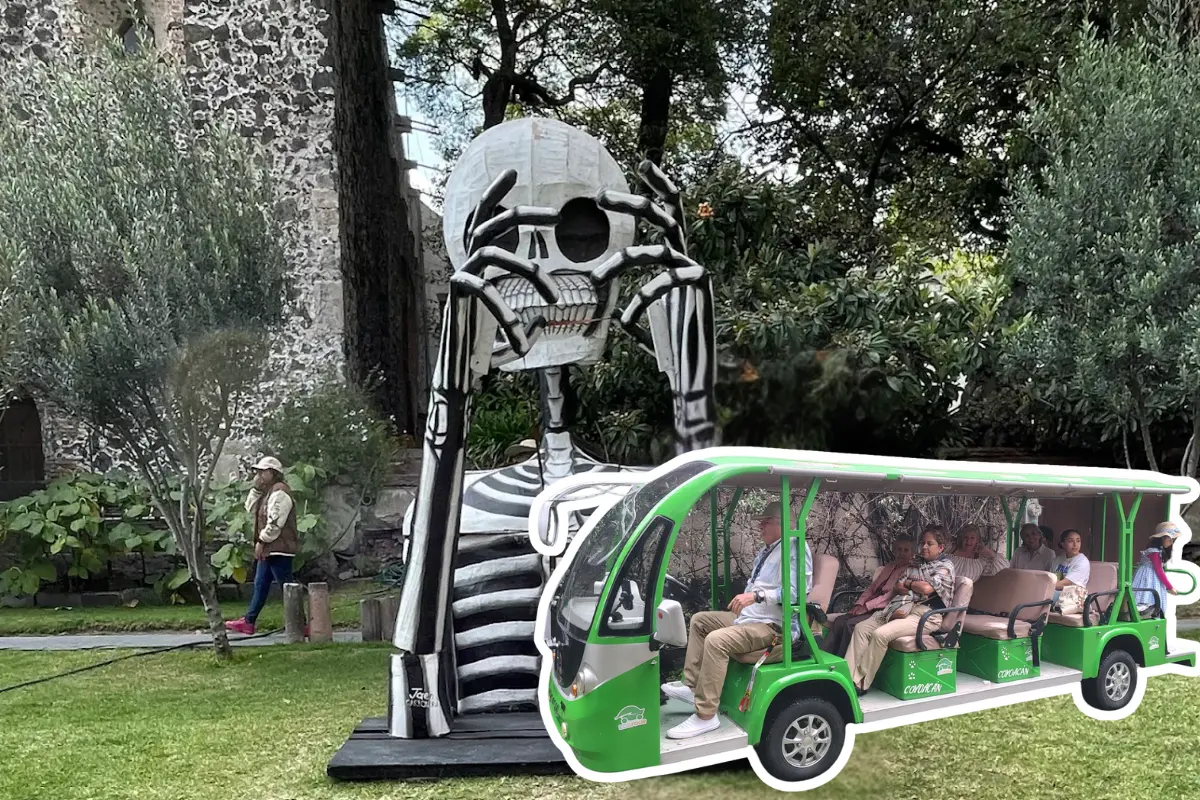 De fondo San Ángel, Ecobús 800. Foto: Maps Mary Paz | FB Ecotour México