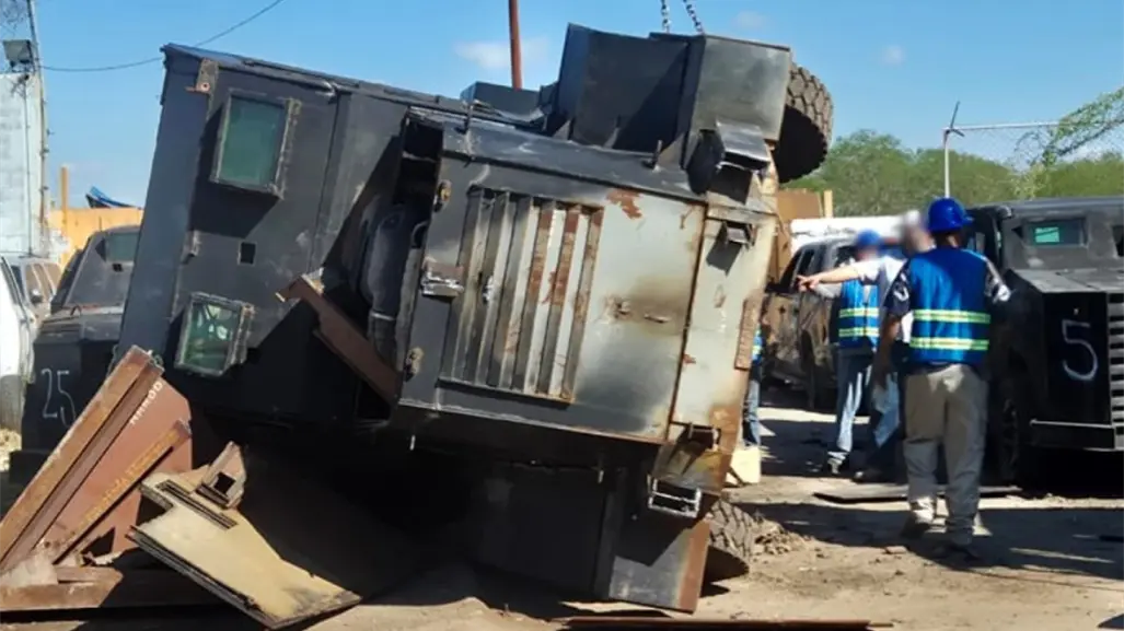 Esto cuesta construir un vehículo "monstruo" con blindaje artesanal en Tamaulipas