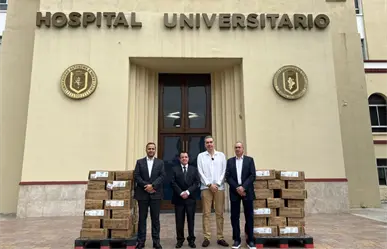 Waldo Fernández gestiona donativo de 14 millones en medicamentos al Hospital Universitario de Nuevo León