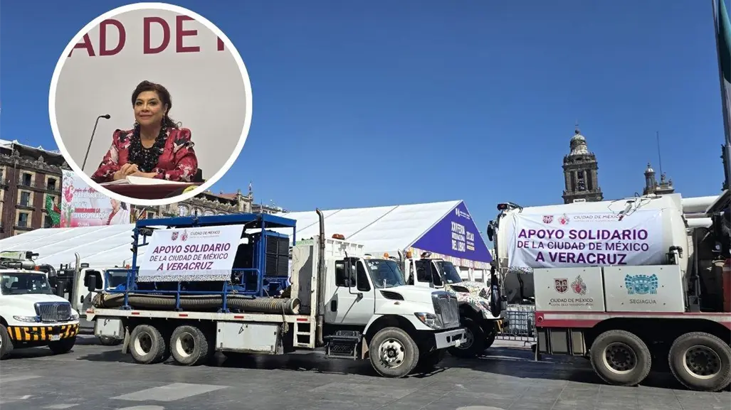 Clara Brugada moviliza ayuda de CDMX a Veracruz tras intensas lluvias