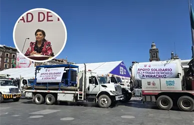 Clara Brugada moviliza ayuda de CDMX a Veracruz tras intensas lluvias