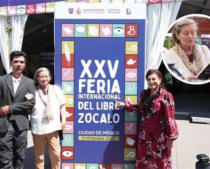Clara Brugada celebra la FIL Zócalo 2025: más de 400 actividades para disfrutar la lectura