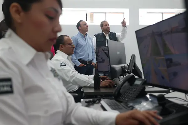 Manolo Jiménez inaugura C2 en Ramos Arizpe con más de 400 cámaras para reforzar seguridad