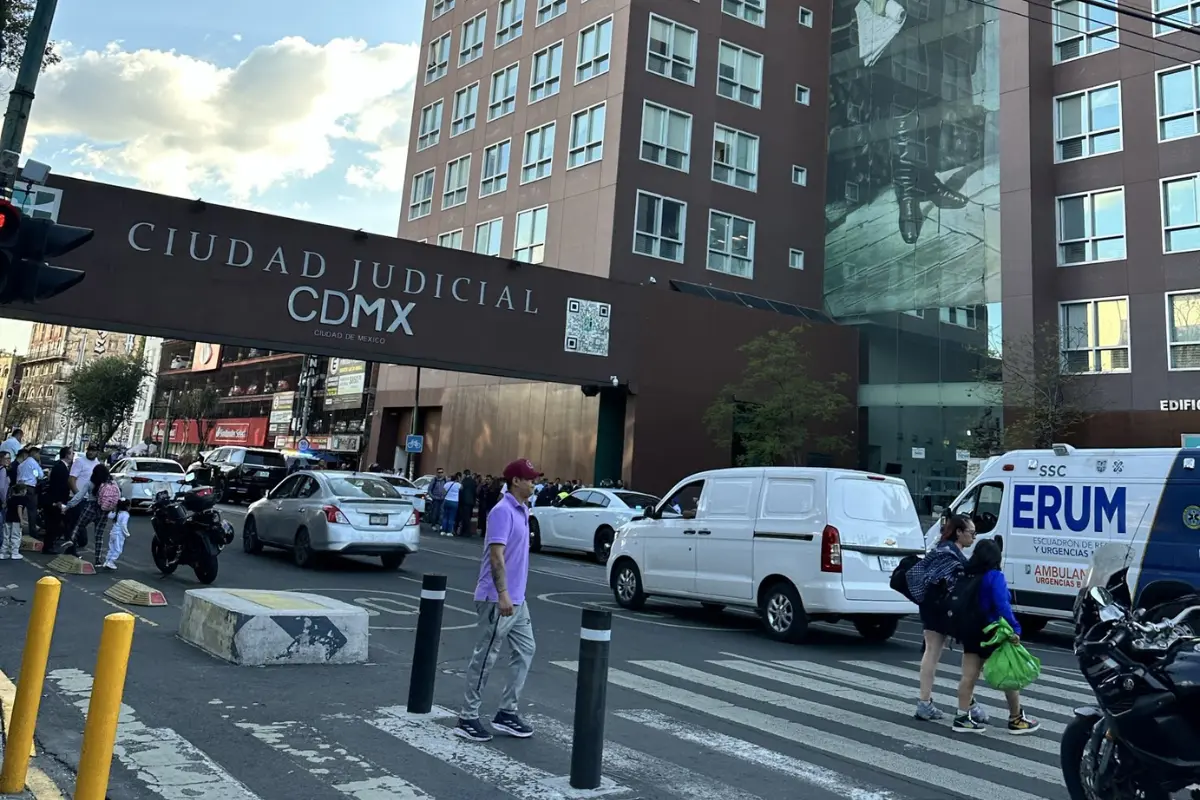 Ciudad Judicial de la CDMX. Foto: X @Leonard0_245
