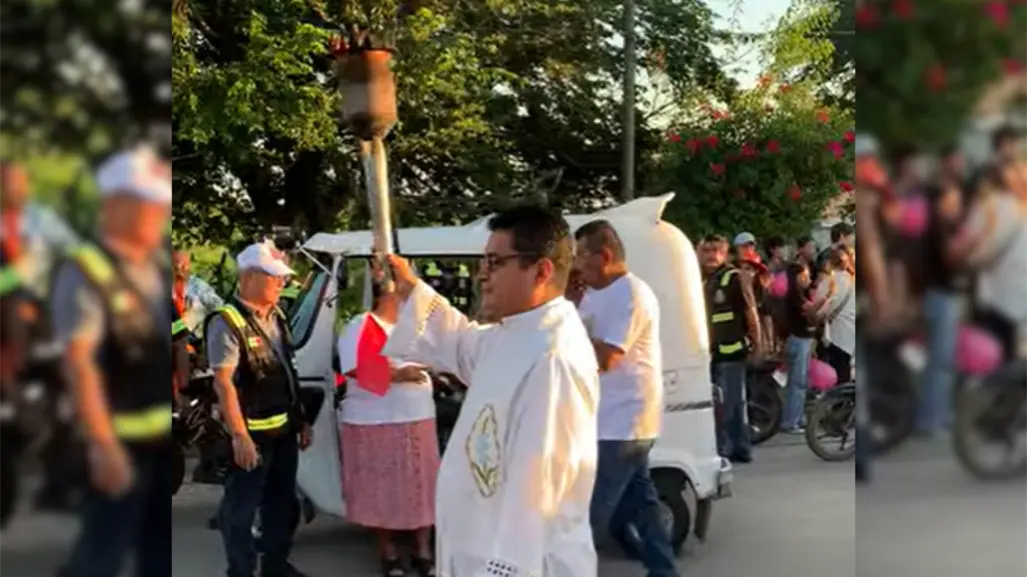 Llega a Tamaulipas la antorcha guadalupana, viaja de México a Nueva York