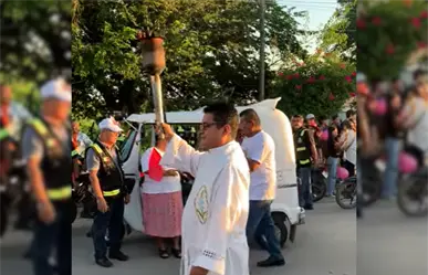 Llega a Tamaulipas la antorcha guadalupana, viaja de México a Nueva York