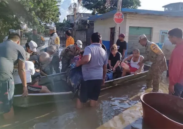 Ariadna Montiel promete atención directa tras las inundaciones y apoyo de Jóvenes Construyendo el Futuro