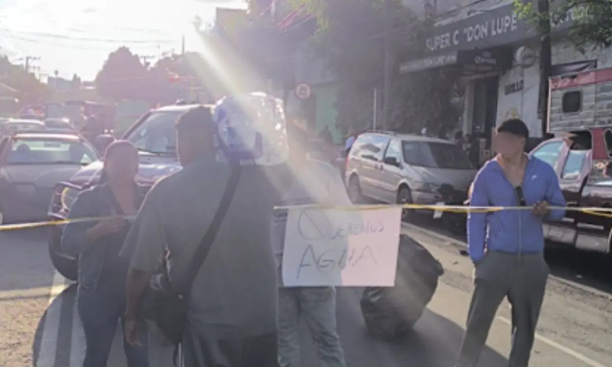 Bloqueo vial en CDMX. Foto: X (@OVIALCDMX)