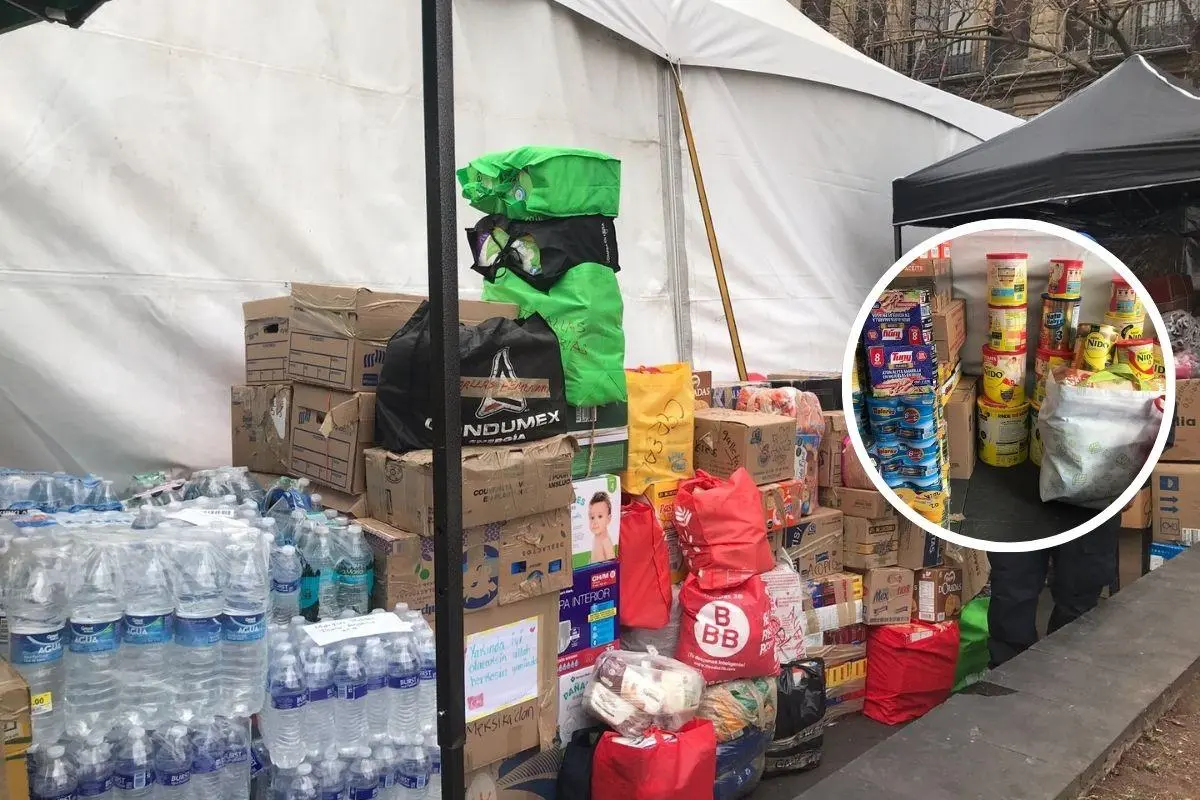 Centros de acopio en CDMX. Foto: Gobierno CDMX l Canva
