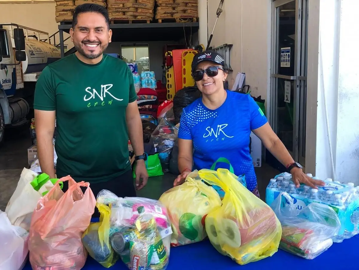 Gobiernos municipales de Nuevo León han instalado centros de acopio para ayudar a las familias de Veracruz afectadas por las lluvias. Foto: Gobierno de San Nicolás de los Garza