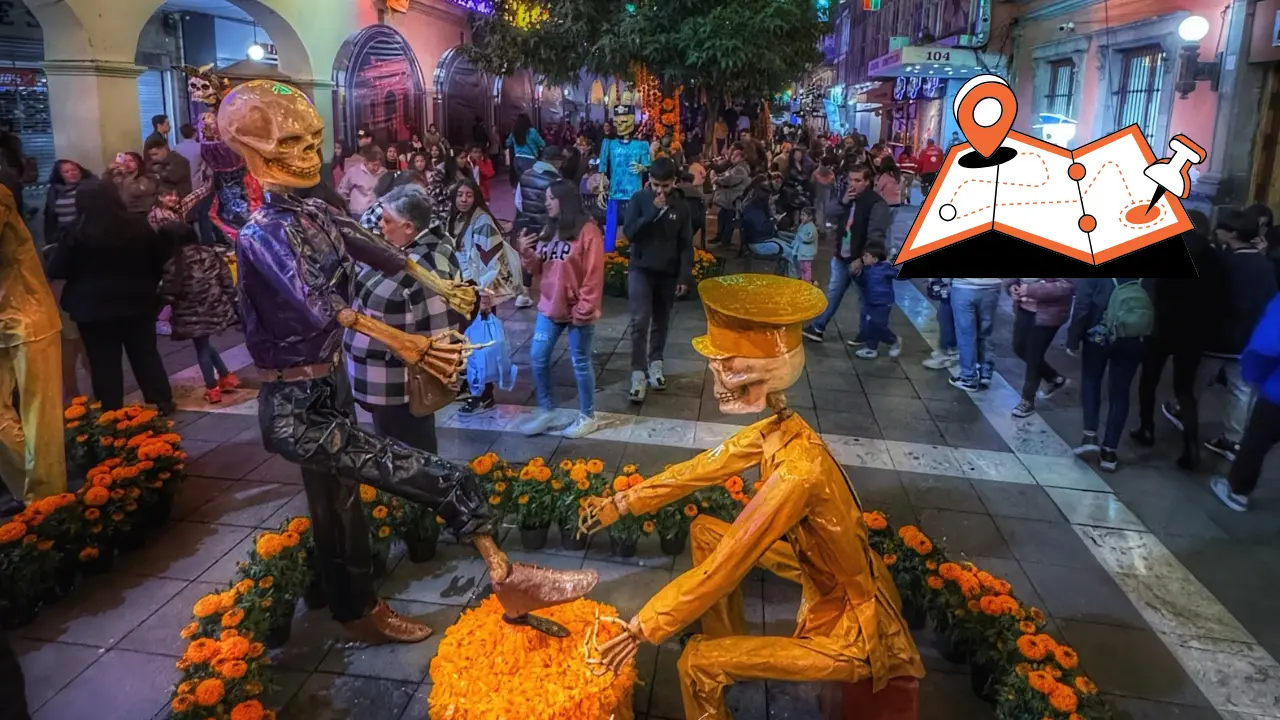 Feria de Alfeñique 2025. Foto: X/ @mvazquez71 (Canva)