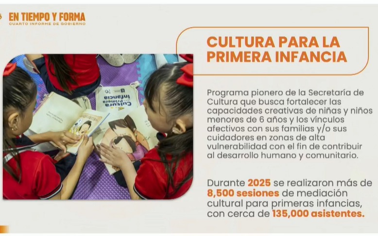 ¿Cuántos niños han sido beneficiados por el programa de cultura para la primera infancia? ¿Cuántos niños han sido beneficiados por el programa de cultura para la primera infancia?
