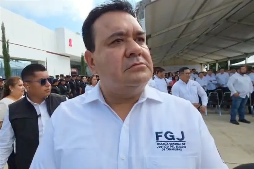 Irving Barrios Mojica, fiscal de Tamaulipas. Foto: Carlos García