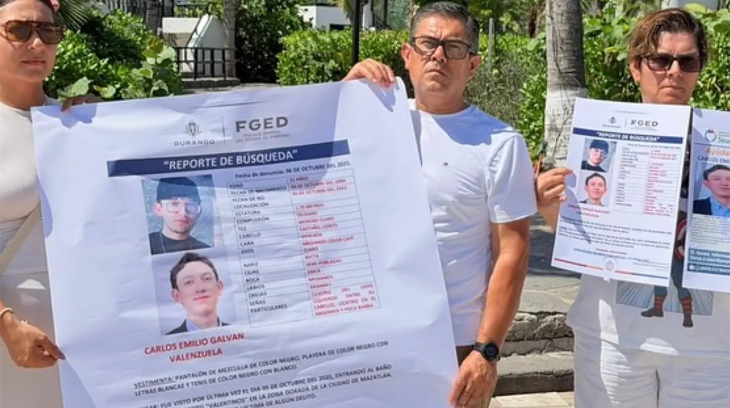 Carlos Emilio Galván Valenzuela sigue desaparecido; fue visto por última vez en Terraza Valentino. | Foto: Redes Sociales.