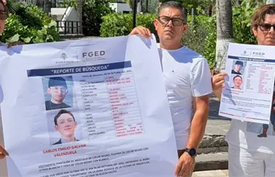 Caso Carlos Emilio: así se manifiesta en Mazatlán la familia del joven desaparecido