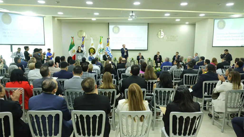Fiscalía de Nuevo León impulsa nueva Política de Persecución Penal