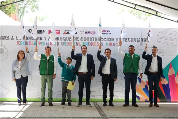 Javier Díaz fortalece infraestructura escolar en Saltillo