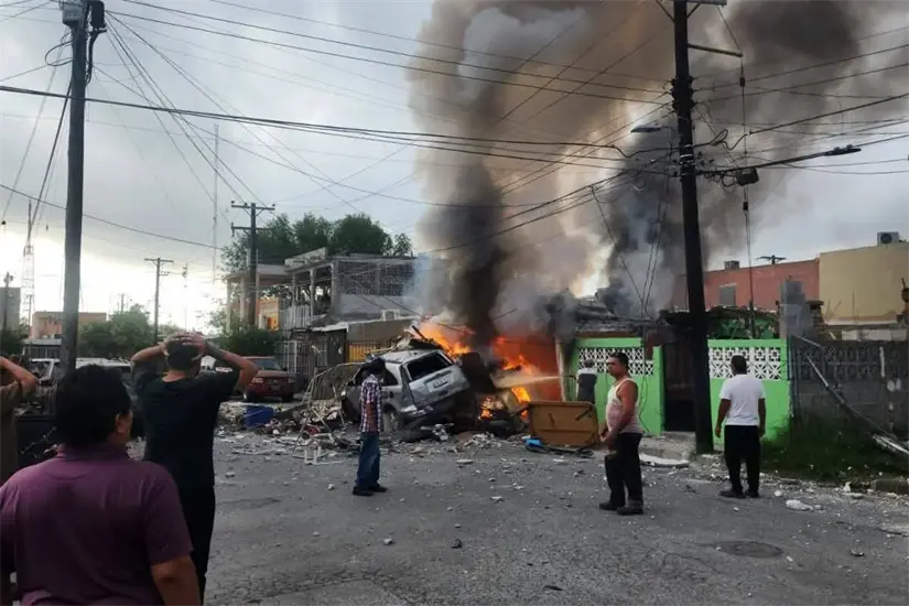 De acuerdo con los primeros peritajes, el incidente fue ocasionado por un escape de gas natural que se acumuló dentro de la vivienda. Foto: Carlos García