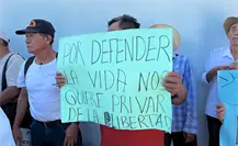 Pueblos mayas apoyan a líder comunitario acusado por luchar contra una granja porcícola en Yucatán