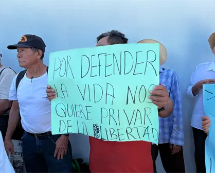 Pueblos mayas apoyan a líder comunitario acusado por luchar contra una granja porcícola en Yucatán
