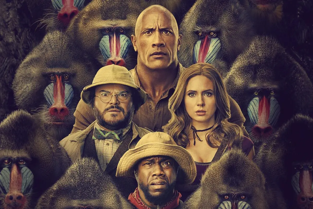 La cuarta entrega de Jumanji se estrenará en cines en diciembre de 2026. FOTO: CANVA/IMDb/Sony Pictures
