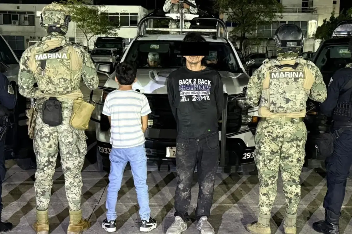 El Niño Sicario tras ser detenido Foto: SSPC Tabasco