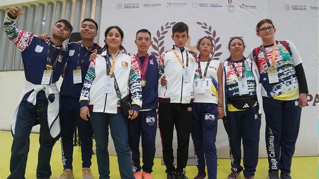 BCS gana 15 medallas en Paralimpiada Nacional 2025; 8 son de oro