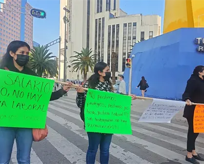 VIDEO | Trabajadores del SAT paralizan Reforma: exigen aumentos y mejores condiciones