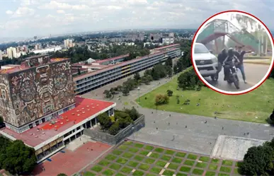 VIDEO | Personal de la UNAM y estudiantes frustran asalto en Ciudad Universitaria