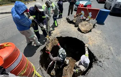 Socavones en CDMX: más de 160 en 2025 revelan el deterioro del subsuelo