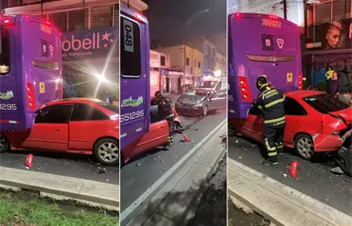 Choque múltiple deja un lesionado en Benito Juárez; responsable huyó del lugar