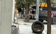 Aseguran camioneta de lujo con armas y droga en García, Nuevo León