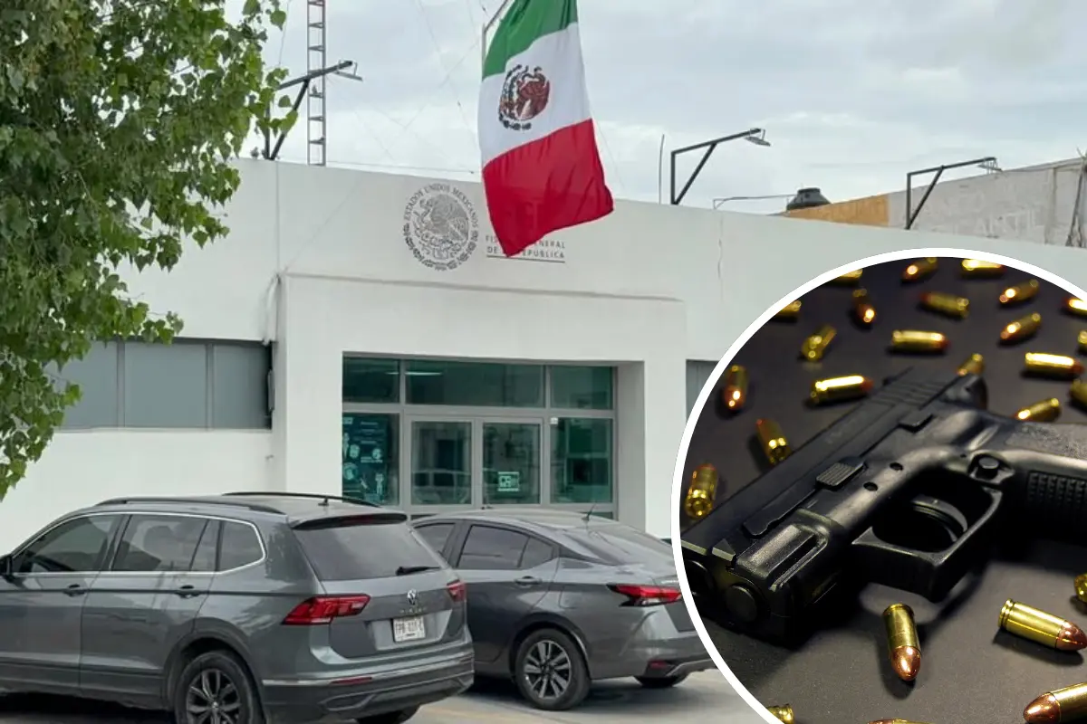 El aseguramiento tuvo lugar sobre la carretera federal Saltillo–Zacatecas, a la altura del ejido Las Colonias, una zona que ha sido vigilada en los últimos meses por su conexión con rutas utilizadas para el tráfico de armas y drogas./Foto: Redes Sociales/ Canva