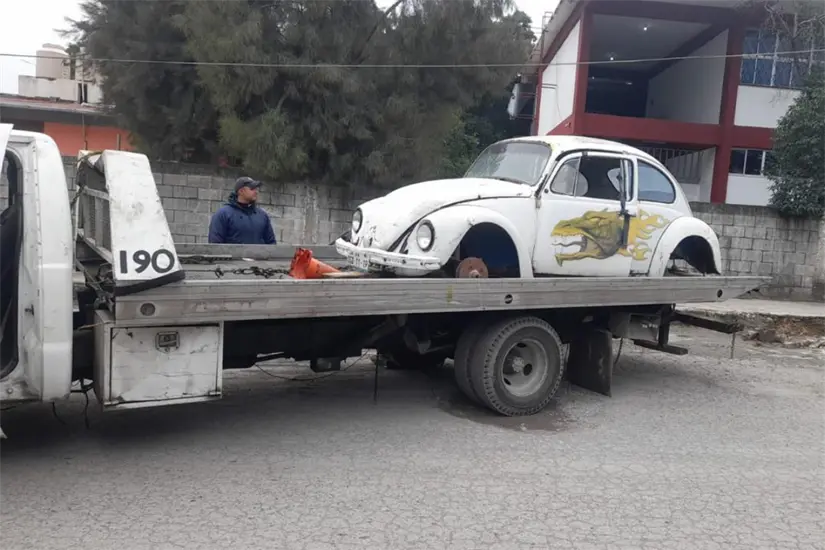 El operativo se realiza de manera conjunta entre la Dirección de Desarrollo Urbano y Tránsito Municipal. Foto: Ramón Sánchez