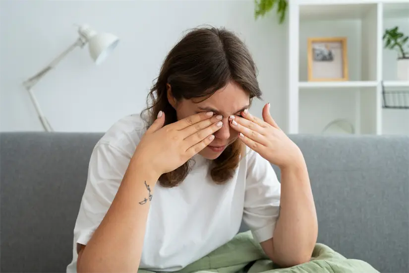 Evitar tocarse los ojos con las manos sucias | Foto: Freepik