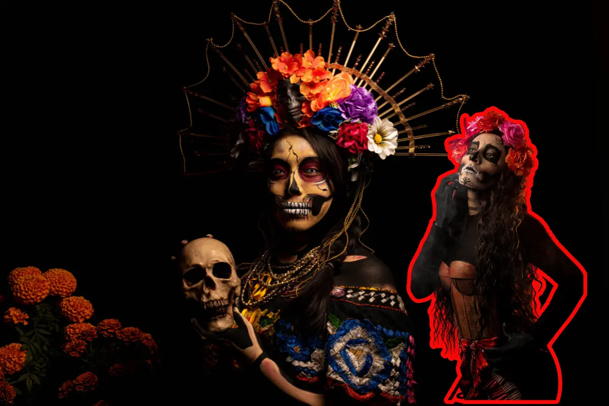 Ya viene el concurso de catrinas del Ayuntamiento de Los Cabos: arte, glamour y flokclore, todo en uno. Fotos Ilustrativas: Canva.