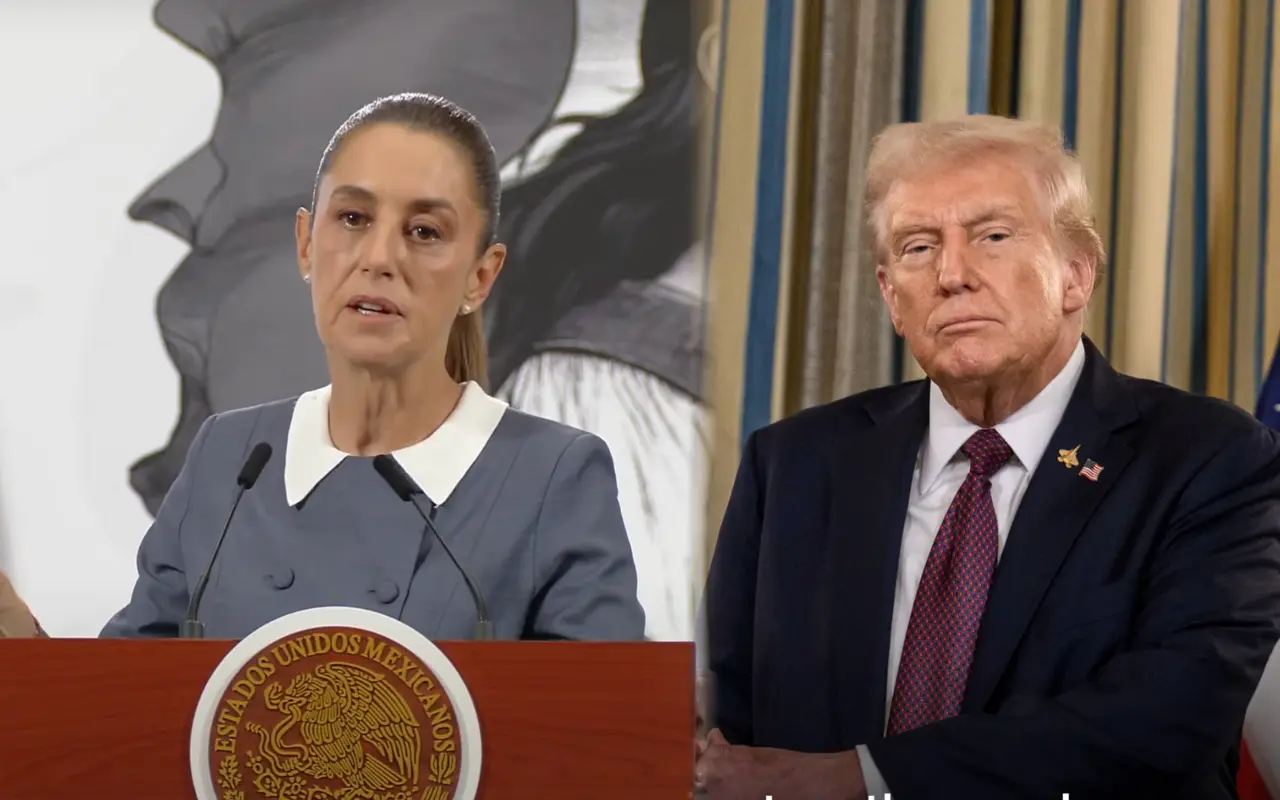 Claudia Sheinbaum y Donald Trump. Foto: X (@WhiteHouse) / Captura de pantalla: YouTube (Claudia Sheinbaum)